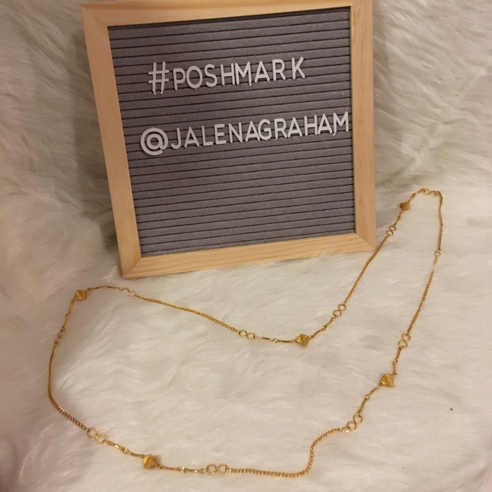 Long 20” necklace geometric